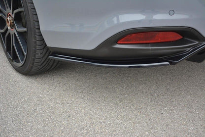 Heck Ansatz Flaps Diffusor für Fiat Tipo S-Design Carbon Look