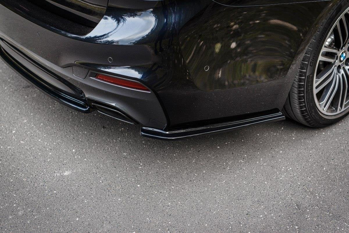 Heck Ansatz Flaps Diffusor für BMW 5er G30/ G31 M-Paket schwarz matt