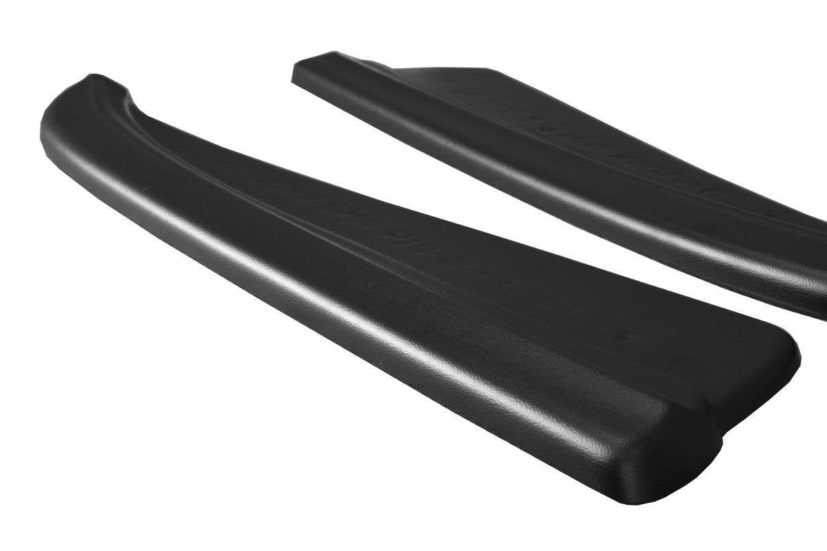 Heck Ansatz Flaps Diffusor für Mercedes CLS C219 55AMG schwarz matt