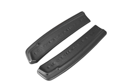 Heck Ansatz Flaps Diffusor für Mercedes GLE W166 AMG-Line schwarz matt