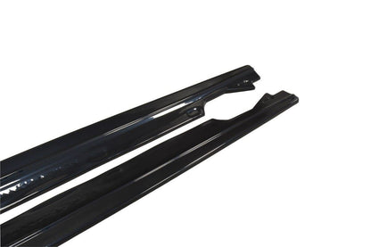 Seitenschweller Ansatz für Renault Megane Mk4 Hatchback schwarz matt