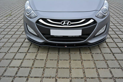 Front Ansatz für Hyundai i30 mk.2 schwarz matt