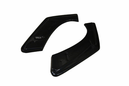 Heck Ansatz Flaps Diffusor für Honda Civic Mk9 Facelift schwarz matt