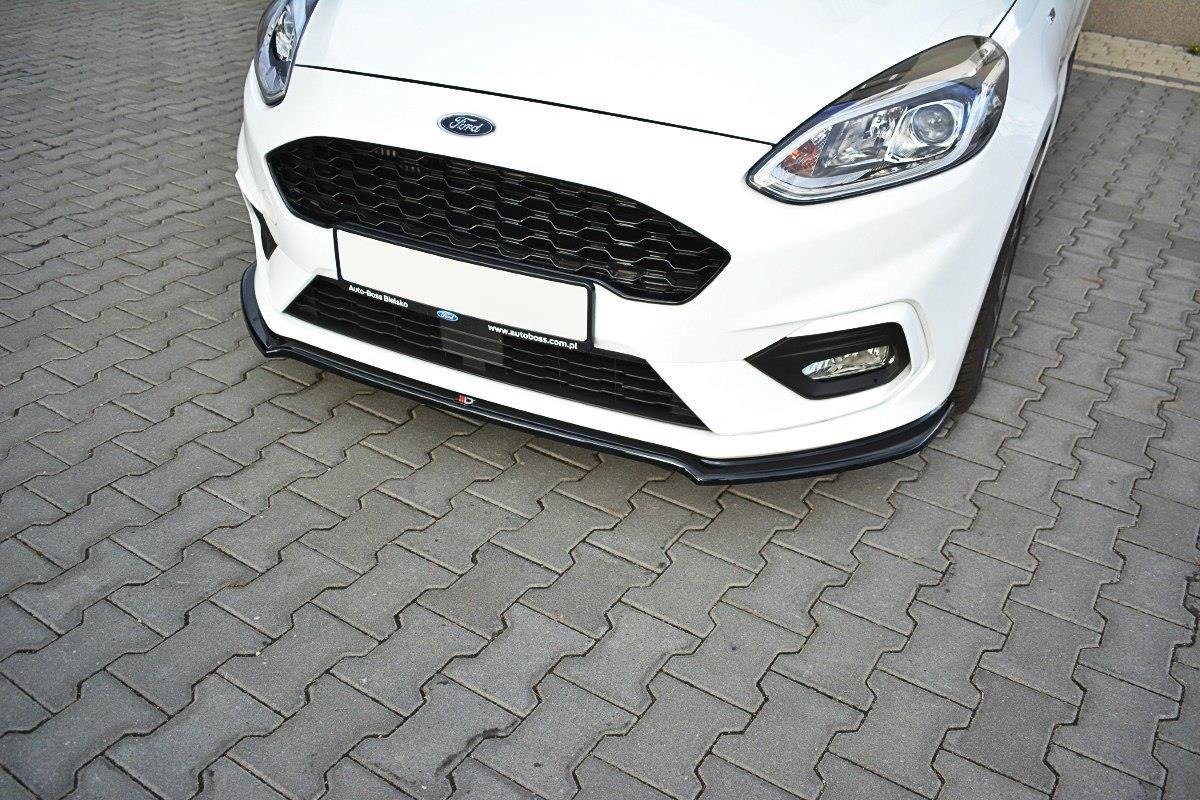 Front Ansatz V.1 für Ford Fiesta Mk8 ST / ST-Line schwarz Hochglanz