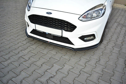 Front Ansatz V.1 für Ford Fiesta Mk8 ST / ST-Line schwarz Hochglanz