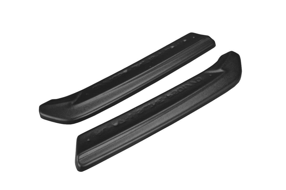 Heck Ansatz Flaps Diffusor für Audi A7 Mk1 S-Line Carbon Look