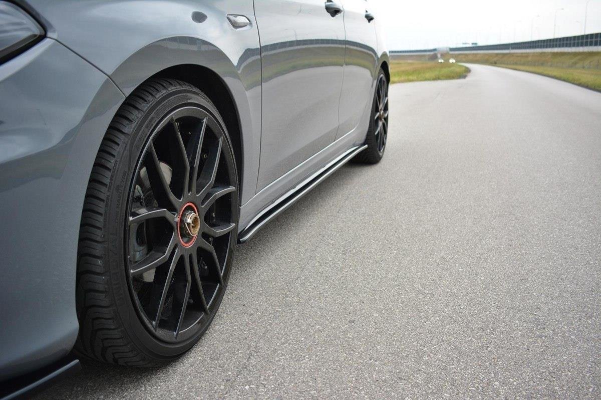 Seitenschweller Ansatz für Fiat Tipo S-Design schwarz Hochglanz