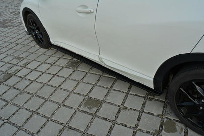 Seitenschweller Ansatz für Honda Civic Mk9 Facelift Carbon Look
