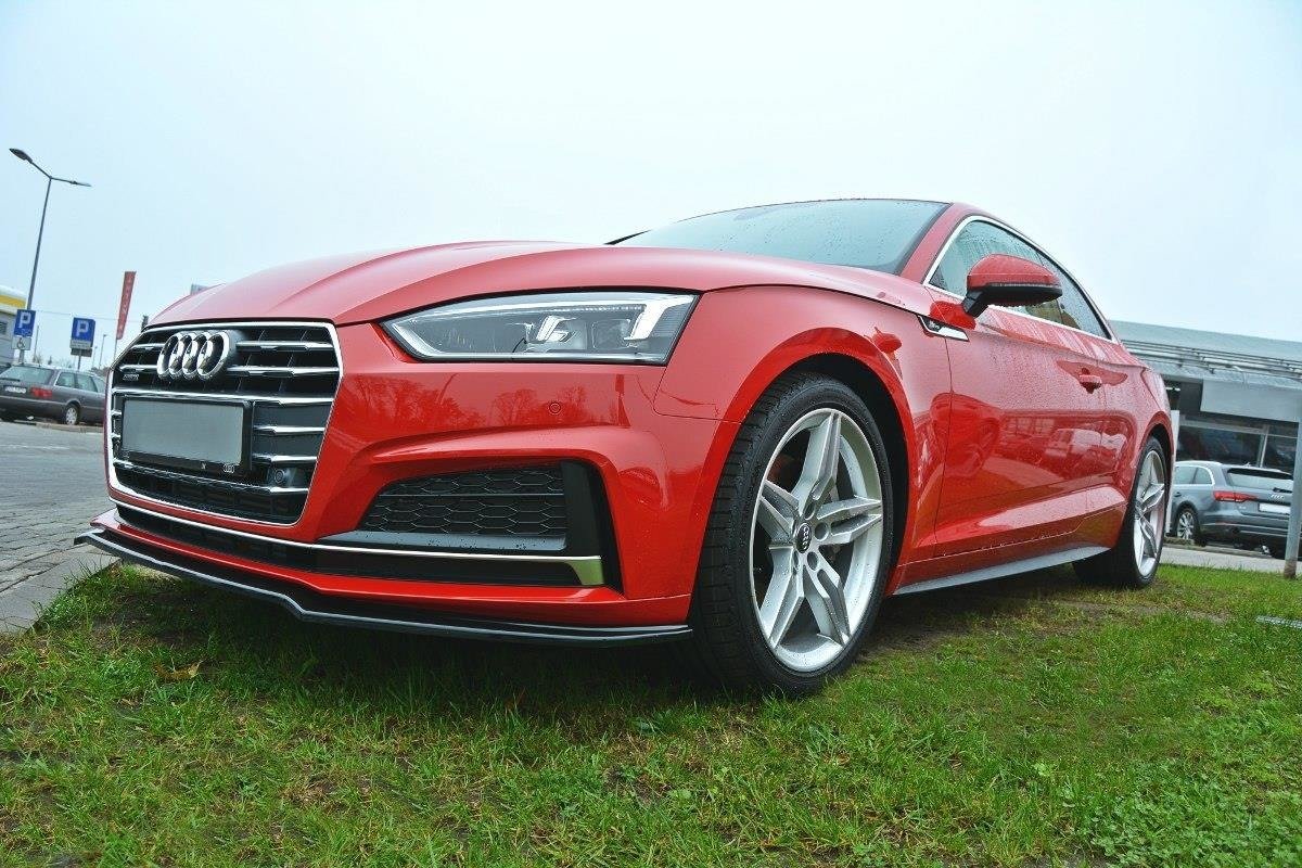 Front Ansatz V.1 für Audi S5 / A5 S-Line F5 Coupe / Sportback schwarz matt