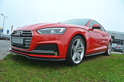 Front Ansatz V.1 für Audi S5 / A5 S-Line F5 Coupe / Sportback schwarz matt