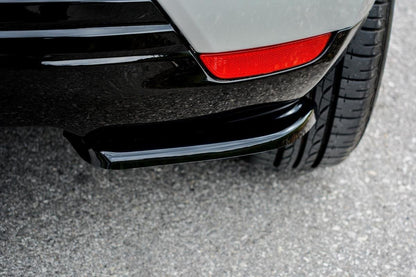 Heck Ansatz Flaps Diffusor für Renault Clio Mk4 Carbon Look
