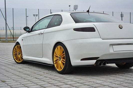Heck Ansatz Flaps Diffusor für Alfa Romeo GT schwarz matt