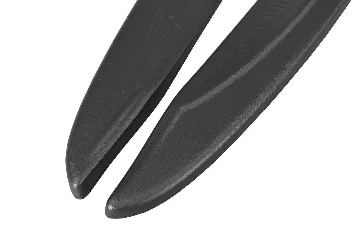 Heck Ansatz Flaps Diffusor für Mercedes CLA A45 AMG C117 Facelift Carbon Look