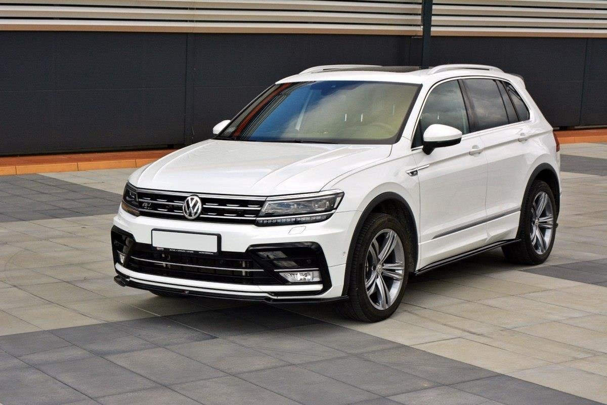 Front Ansatz für Vw Tiguan Mk2 R-Line Carbon Look