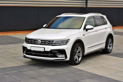 Front Ansatz für Vw Tiguan Mk2 R-Line Carbon Look