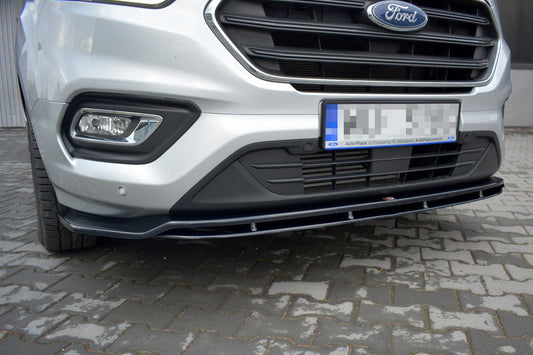 Front Ansatz für Ford Transit Custom Mk.1 FL schwarz matt
