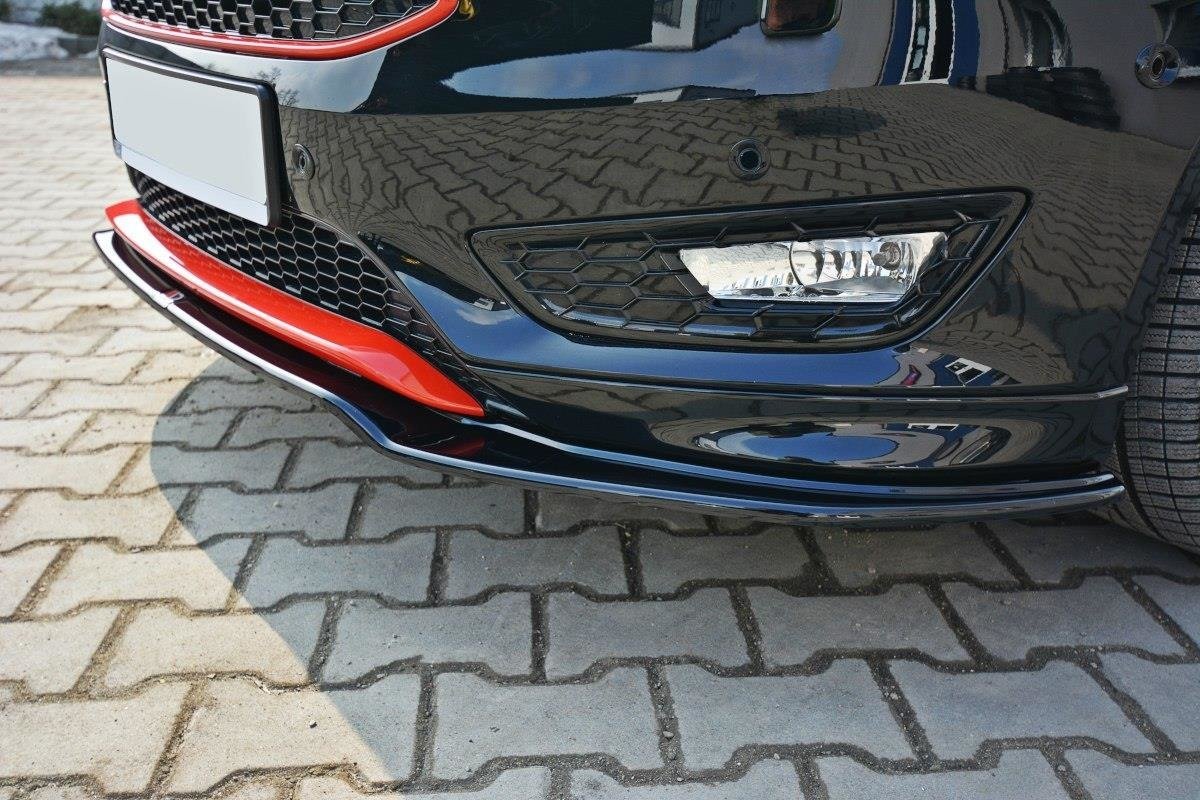 Front Ansatz V.2 für Ford Focus ST-Line Mk3 FL schwarz matt