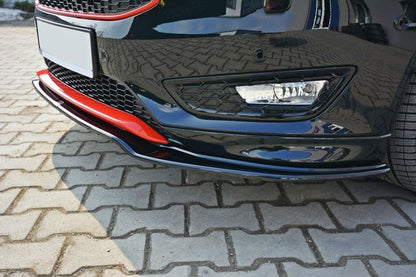Front Ansatz V.2 für Ford Focus ST-Line Mk3 FL schwarz matt