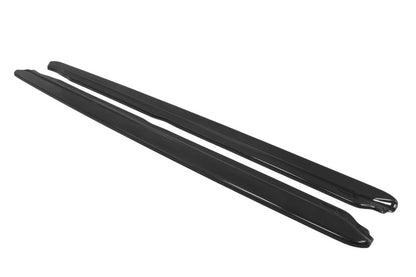 Seitenschweller Ansatz für Audi S6 C5  schwarz matt