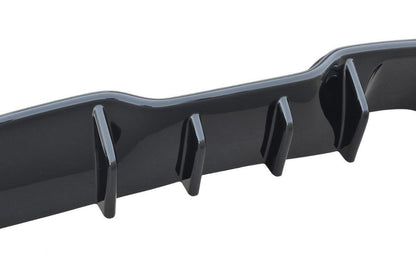 Diffusor Heck Ansatz für Ford Fiesta ST Mk7 FL schwarz Hochglanz