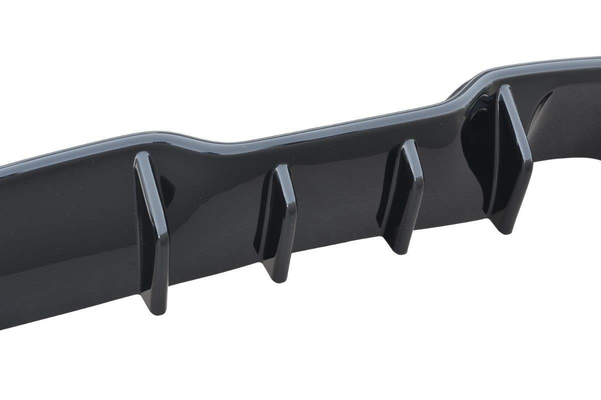 Diffusor Heck Ansatz für Ford Fiesta Mk7 ST Facelift schwarz matt