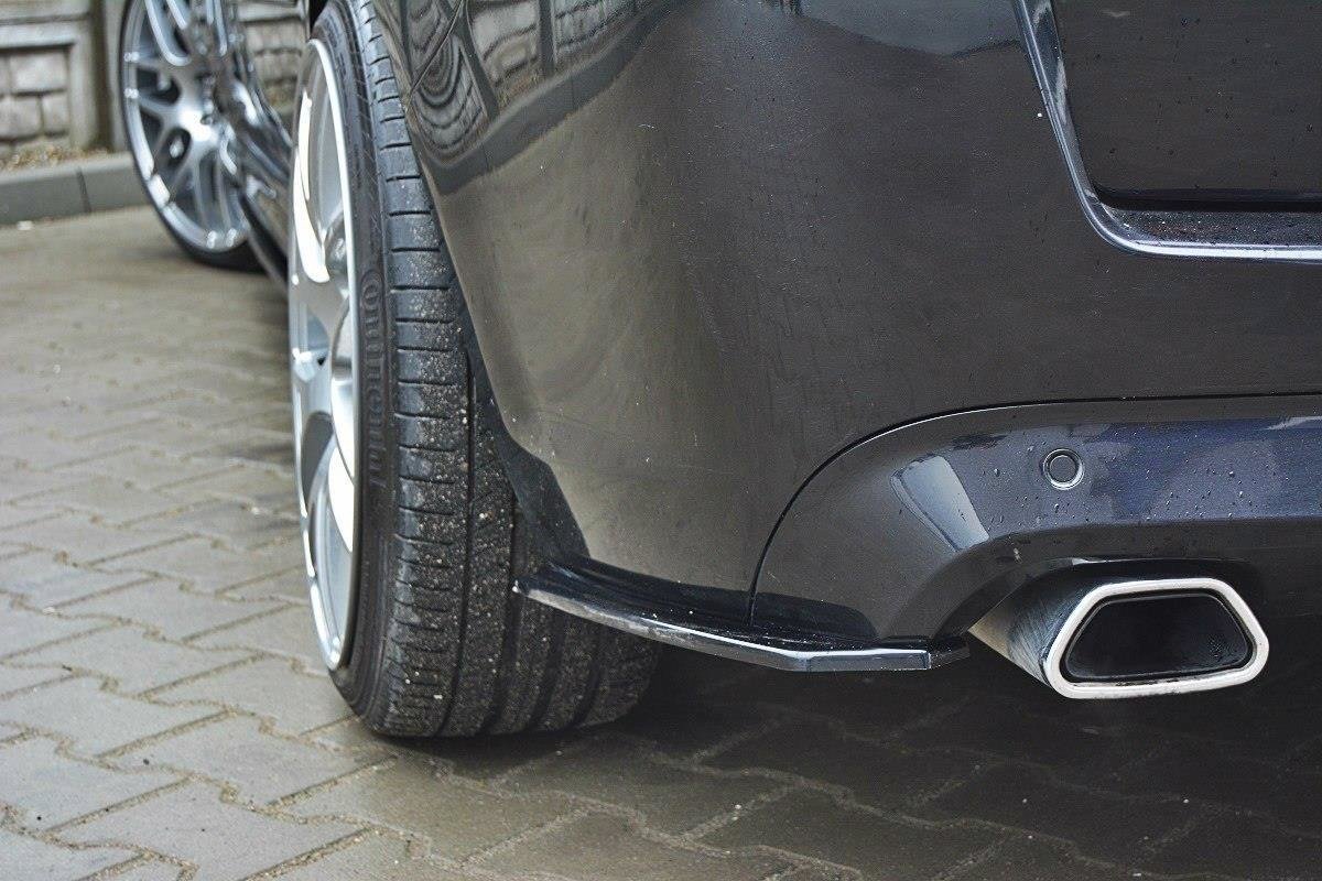 Heck Ansatz Flaps Diffusor für OPEL ZAFIRA B OPC / VXR Carbon Look