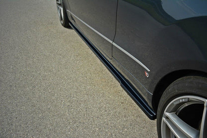Seitenschweller Ansatz für Mercedes E W212 Carbon Look