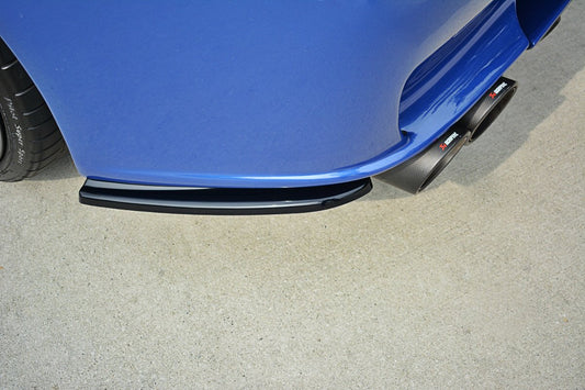 Heck Ansatz Flaps Diffusor für ALFA ROMEO 156 GTA SW schwarz matt