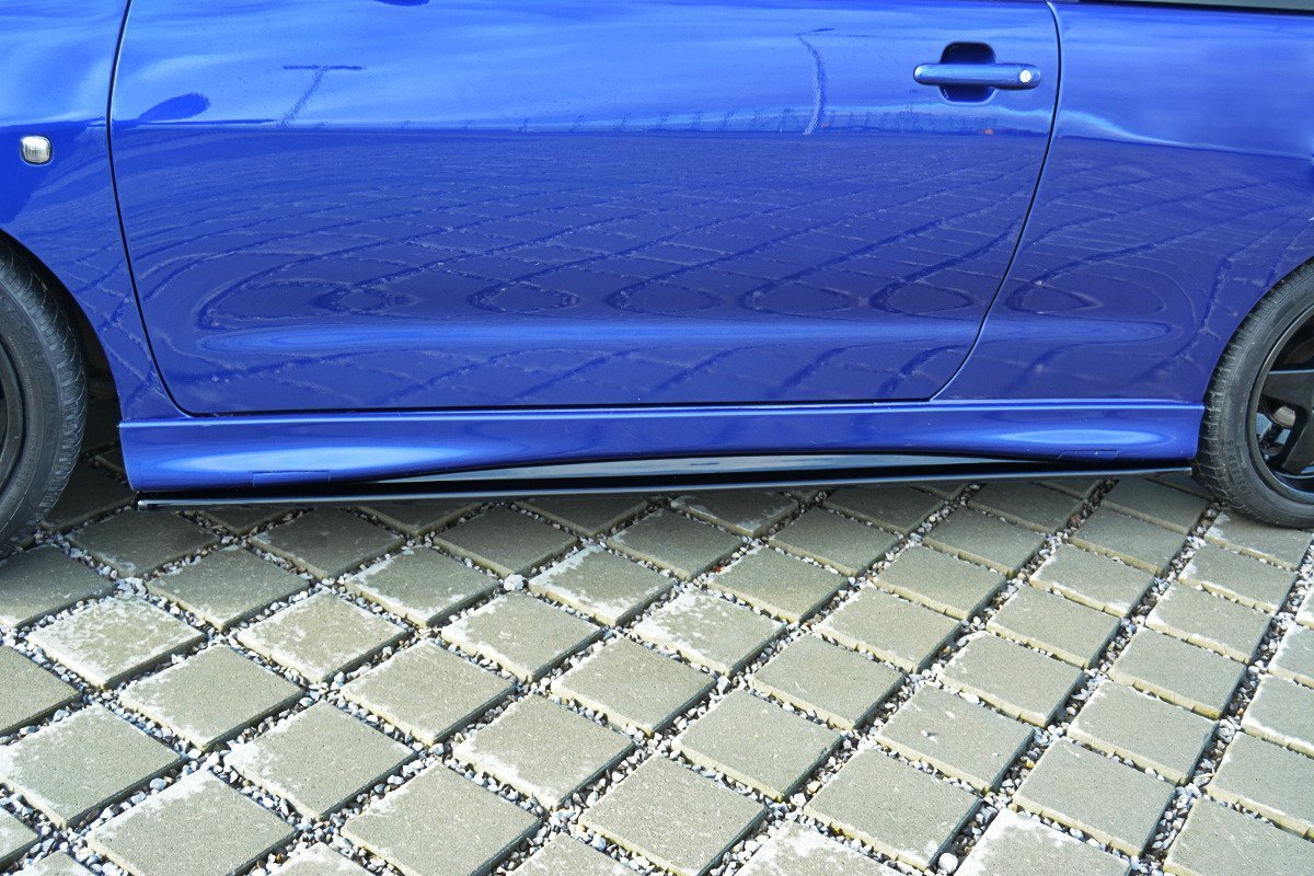 Seitenschweller Ansatz für SEAT IBIZA MK2 FACELIFT CUPRA schwarz matt