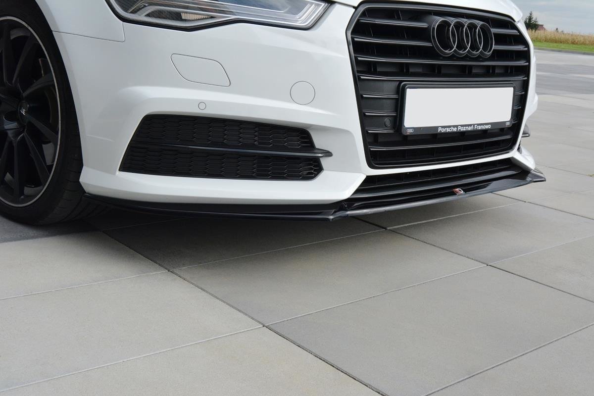 Front Ansatz V.1 für Audi A6 C7 S-line/ S6 C7 Facelift schwarz Hochglanz
