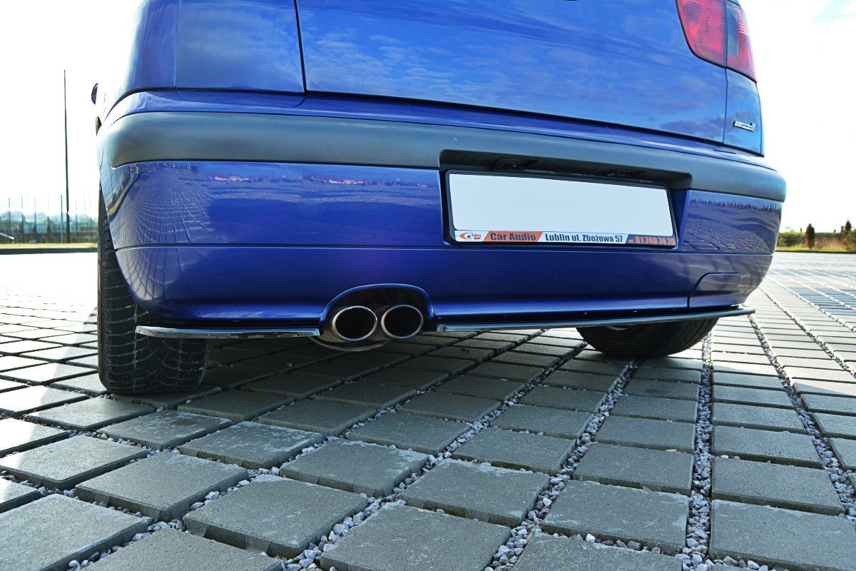 Heck Ansatz Flaps Diffusor für SEAT IBIZA MK2 FACELIFT CUPRA Carbon Look