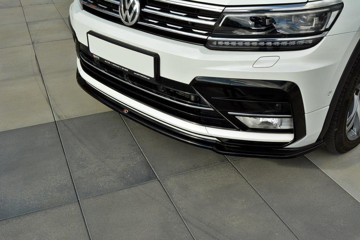 Front Ansatz für Vw Tiguan Mk2 R-Line Carbon Look