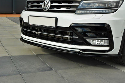 Front Ansatz für Vw Tiguan Mk2 R-Line Carbon Look