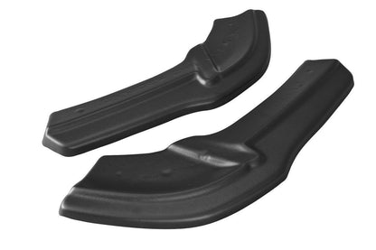 Heck Ansatz Flaps Diffusor für Mercedes A W176 AMG Facelift schwarz Hochglanz