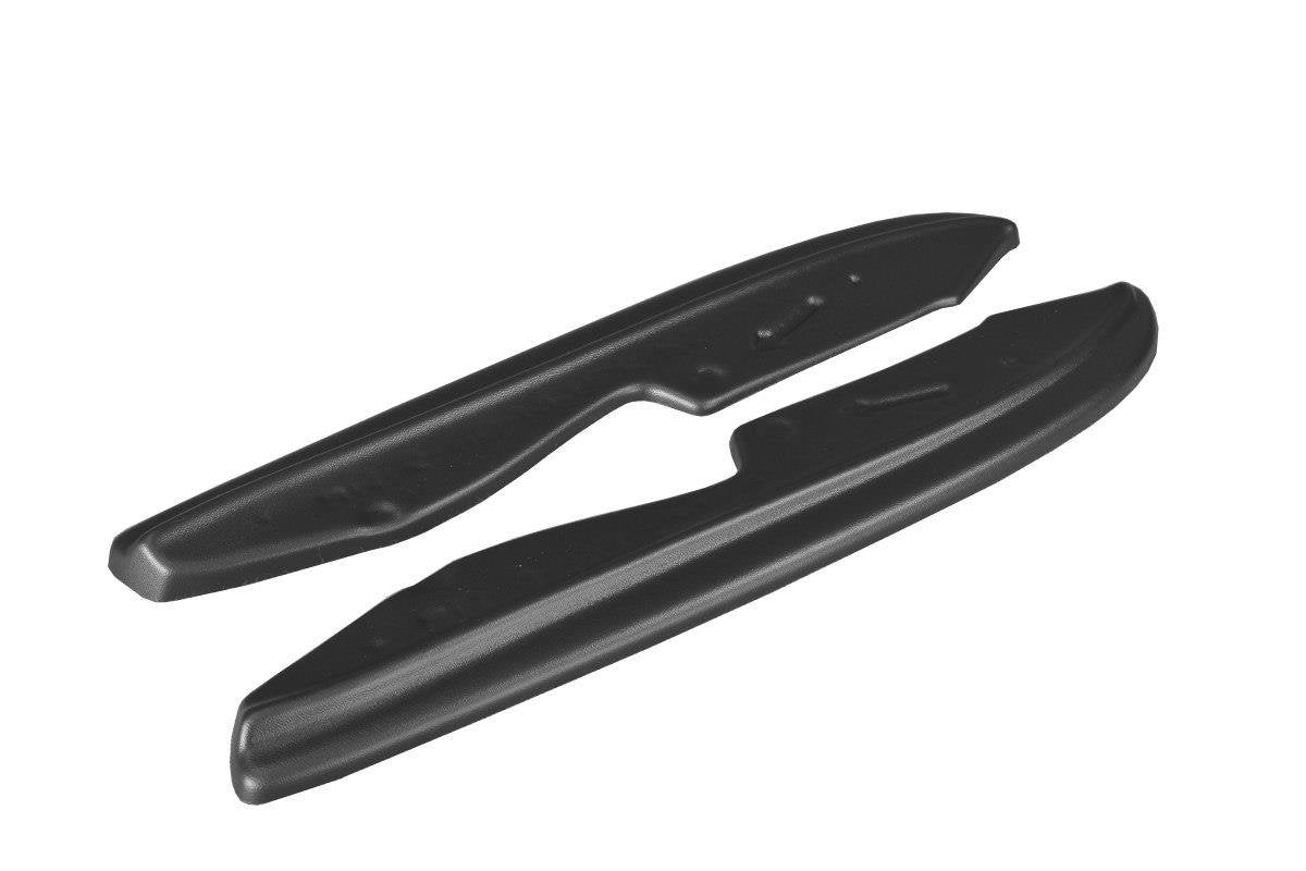 Heck Ansatz Flaps Diffusor für BMW 3er E90 M Paket schwarz Hochglanz