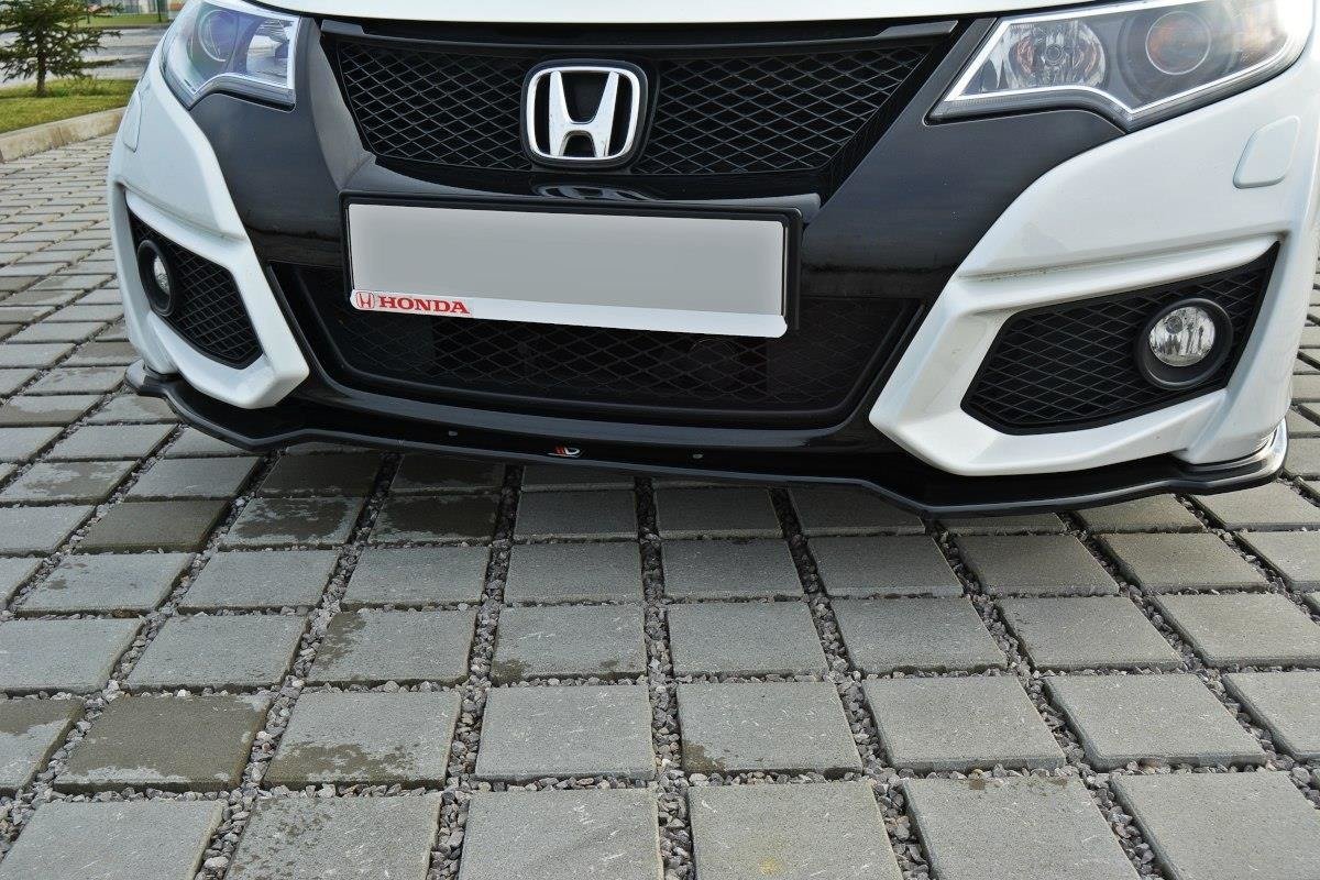 Front Ansatz für Honda Civic Mk9 Facelift schwarz matt