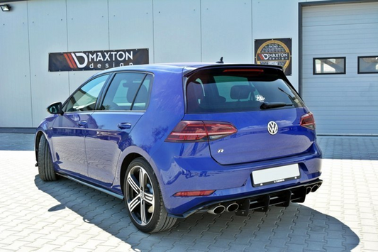 Spoiler CAP V.1 für Volkswagen Golf 7 / 7 Facelift R / R-Line / GTI  Carbon Look