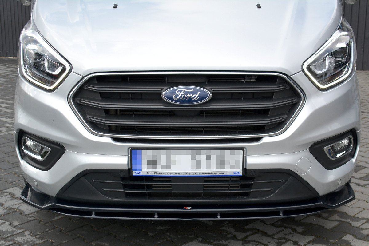 Front Ansatz für Ford Transit Custom Mk.1 FL schwarz matt