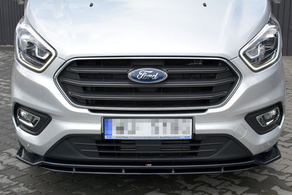 Front Ansatz für Ford Transit Custom Mk.1 FL schwarz matt