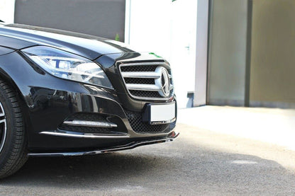 Front Ansatz V.1 für Mercedes CLS C218 schwarz Hochglanz