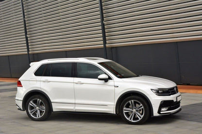 Seitenschweller Ansatz für Vw Tiguan Mk2 R-Line schwarz matt