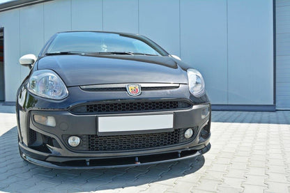 Front Ansatz für Fiat Punto Evo Abarth schwarz matt