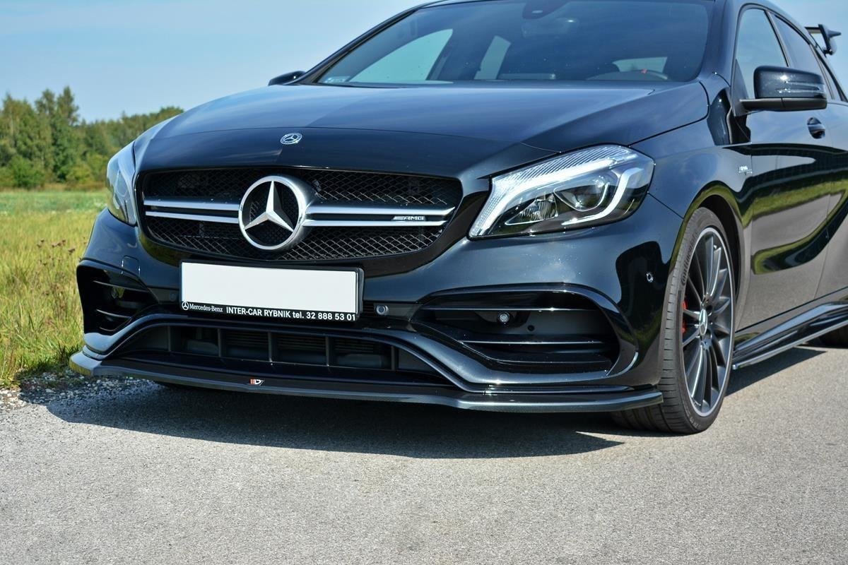 Front Ansatz V.1 für Mercedes A W176 AMG Facelift Carbon Look
