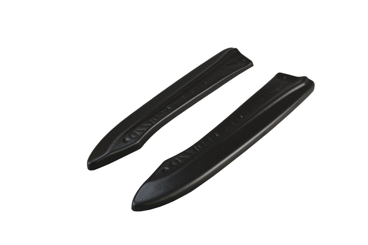Heck Ansatz Flaps Diffusor für Audi RS6 C6 Avant Carbon Look