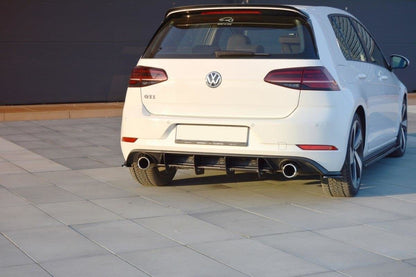 Diffusor Heck Ansatz für Heckschürze für VW GOLF 7 GTI FACELIFT