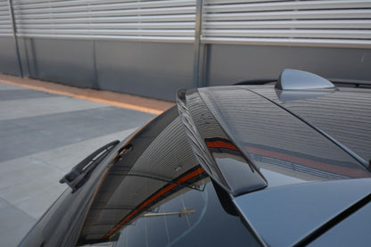 Spoiler CAP für BMW 5er E61 M Paket schwarz Hochglanz