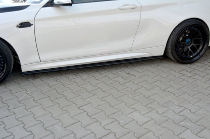 Seitenschweller Ansatz für BMW M2 F87 COUPÉ Carbon Look