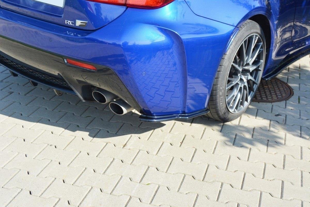 Heck Ansatz Flaps Diffusor für Lexus RC F Carbon Look