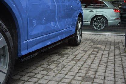 Seitenschweller Ansatz für Audi Q2 Mk.1 schwarz matt
