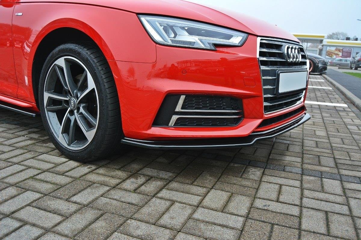 Front Ansatz V.1 für Audi S4 / A4 S-Line B9 schwarz matt